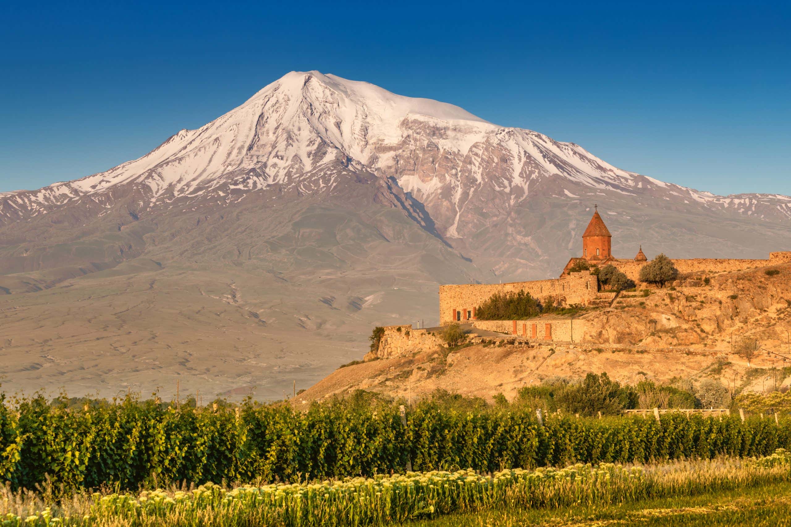 View of Mount Ararat, Armenia